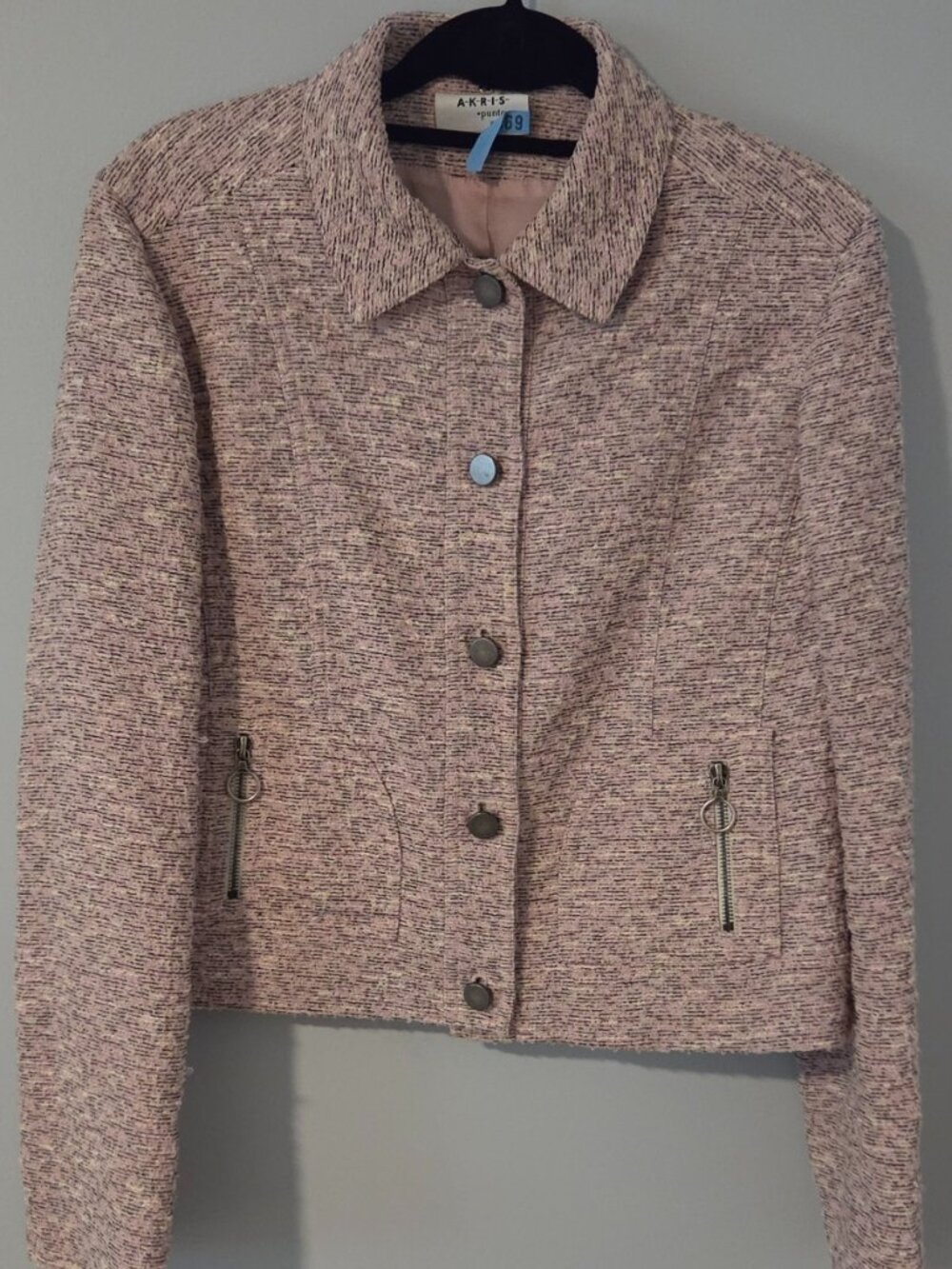 Akris Punto Pink Cropped Jacket